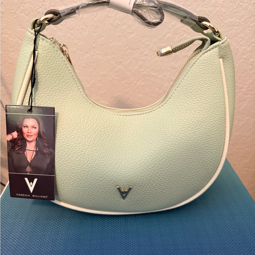 Vanessa Williams Mint Green Shoulder Bag